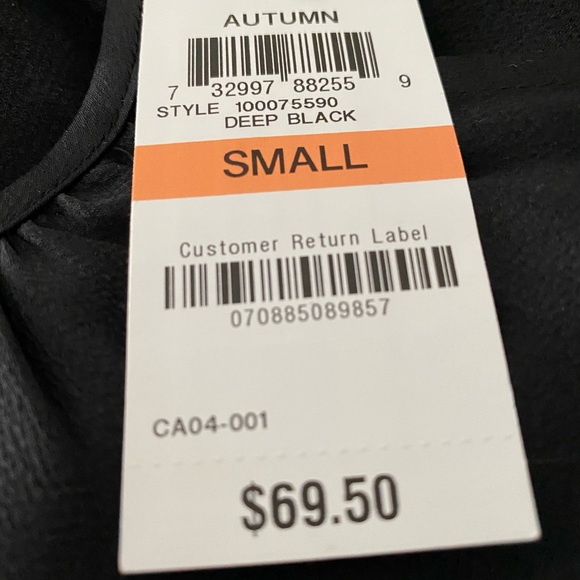 INC International Concepts Black Keyhole Top NWT - Picture 3 of 3